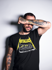 Playera Metallica - M72 World Tour - Cassete - Edición Limitada - Color Negro
