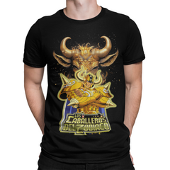 Playera Caballeros del Zodiaco: Aldebarán de Tauro - La Fuerza de un Toro Cósmico - Caballeros Dorados
