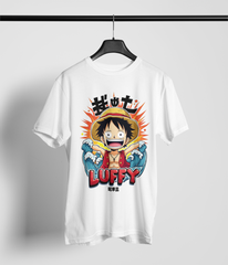 Playera Anime de Luffy Joven - Diseño Exclusivo para Fans de One-Piece - Edición Limitada