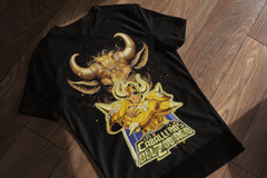 Playera Caballeros del Zodiaco: Aldebarán de Tauro - La Fuerza de un Toro Cósmico - Caballeros Dorados