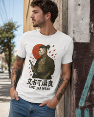 Playera Guerrero Samurái del Sol – Estilo Ilustrativo