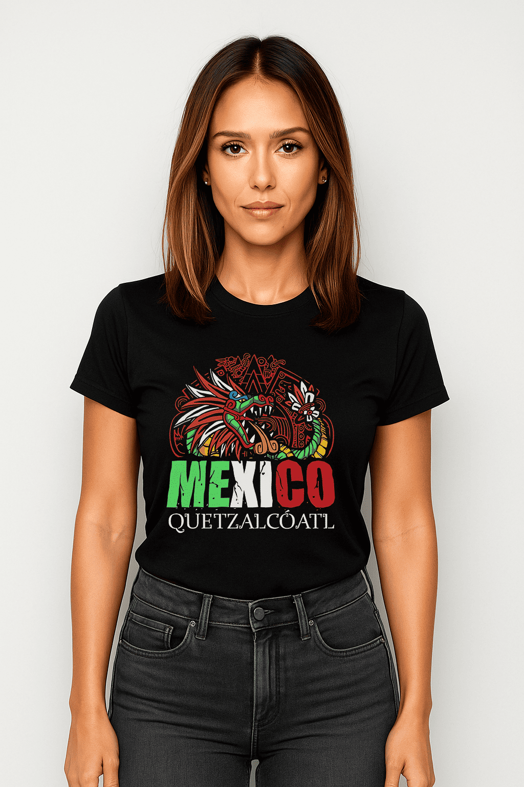 Playera México Quetzalcóatl - La Serpiente Emplumada Vive – Orgullo Mexicano