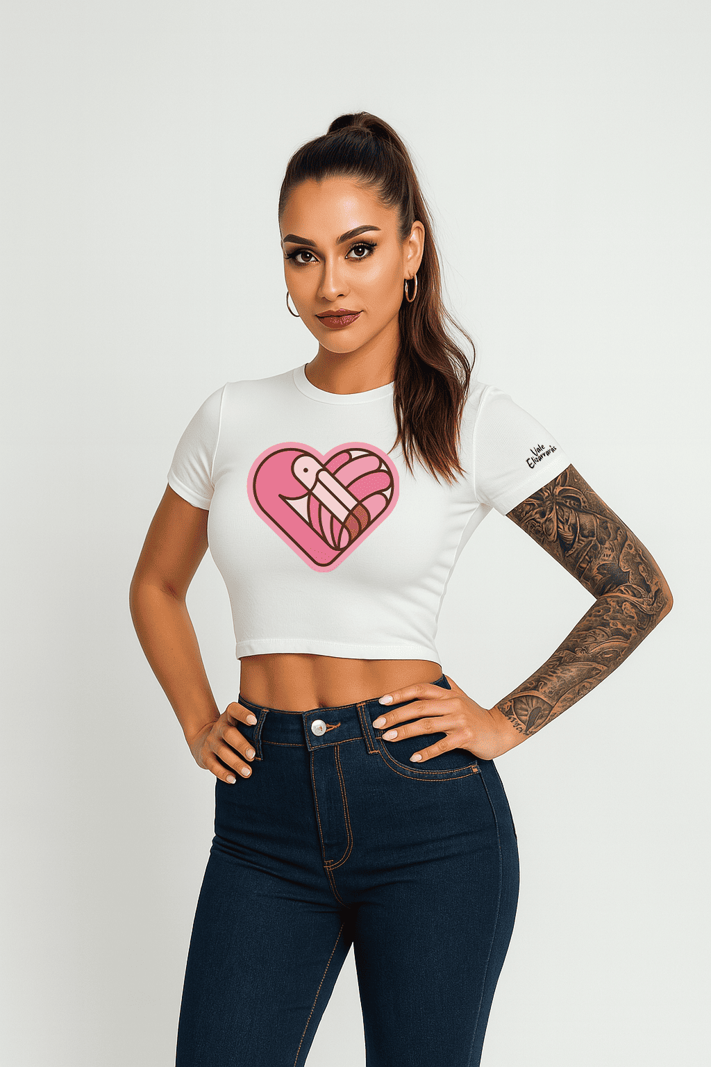 Flamingo Heart – Color y Movimiento en una sola prenda - Vale Elizarrarás x Alur Estudio
