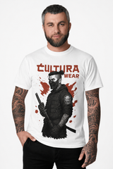 Playera Guerrero Skull Division – Estilo blackwork y neotradicional