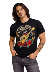 Playera Día de Muertos - Ritmo que Nunca Muere - Mariachi con Guitarra