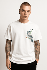 Blue Jay Bird - Arte ilustrativo con alma alada: Roger x Alur Studio