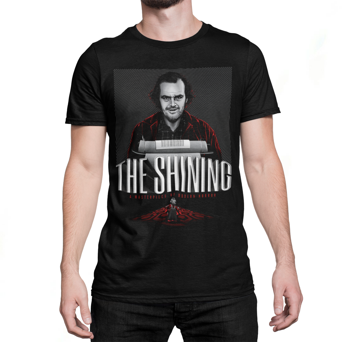 Camiseta Negra El Resplandor - Tributo a la Obra Maestra de Kubrick