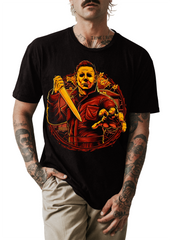 Camiseta Hallowee de Michael Myers - Edición Limitada - Playera Premium - Color Negro