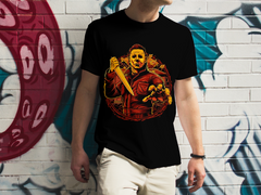 Camiseta Hallowee de Michael Myers - Edición Limitada - Playera Premium - Color Negro