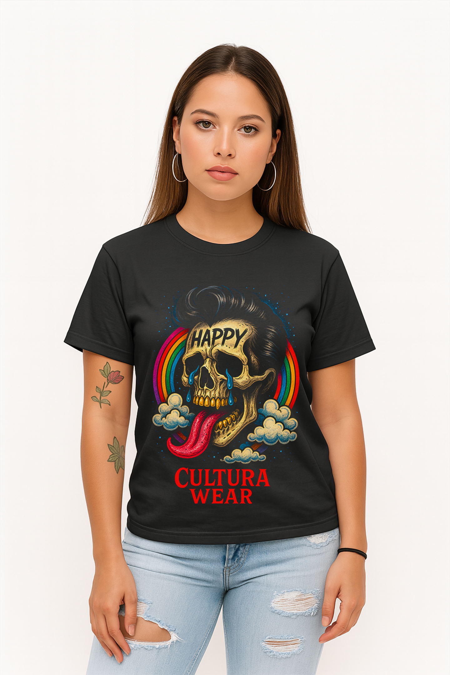 Playera Happy Skull – Cultura Wear