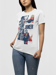 Playera Blanca Joker - Arte Cinematográfico del Villano Icónico