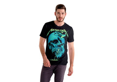 Playera Metallica: Energía Pura - Camiseta Negra con Diseño Impactante