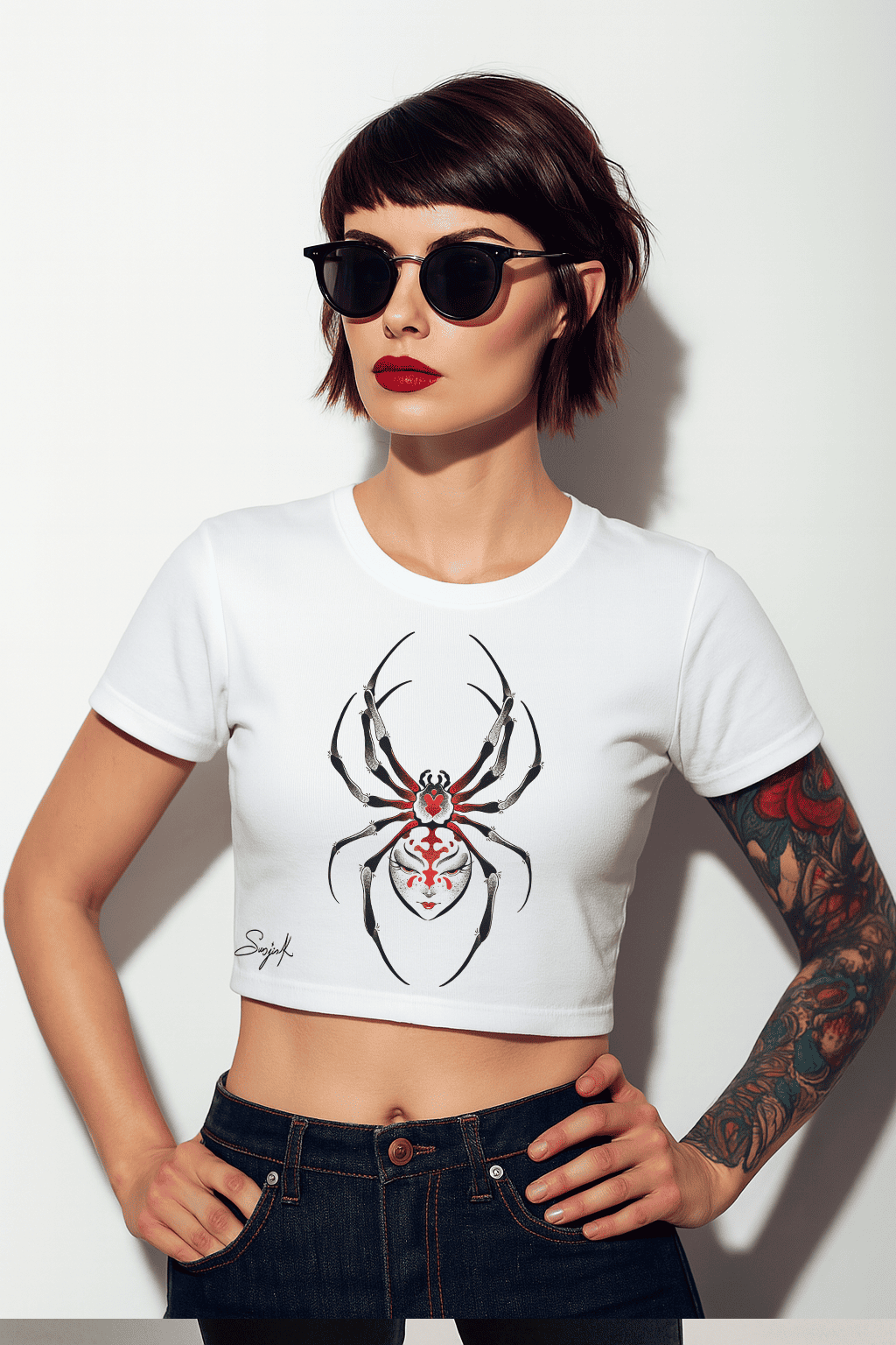 Camiseta Velvet Spider - Arte de Sun Jink x Alur Studio