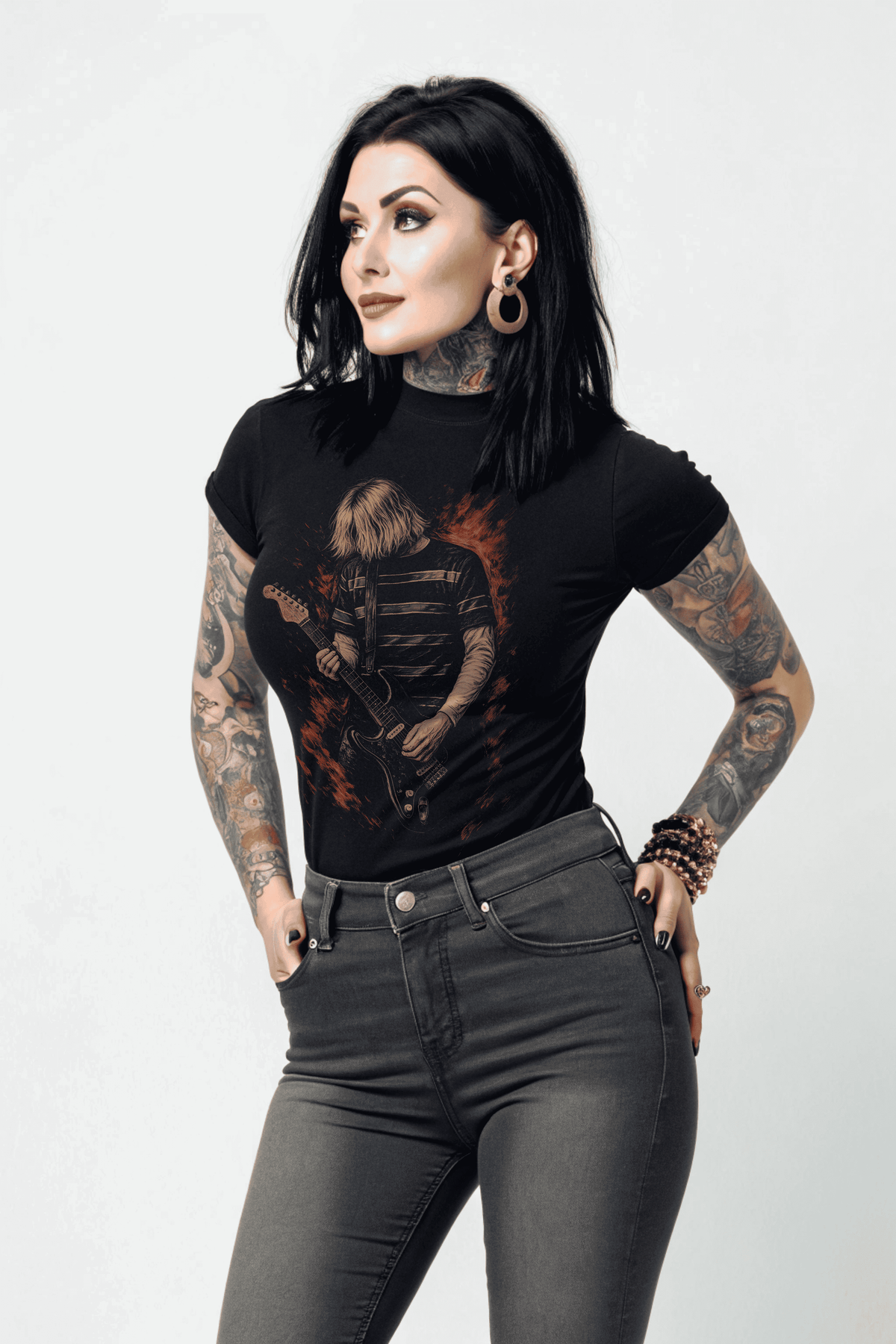 Playera Inspirada en Smells Like Teen Spirit - Grunge Legend