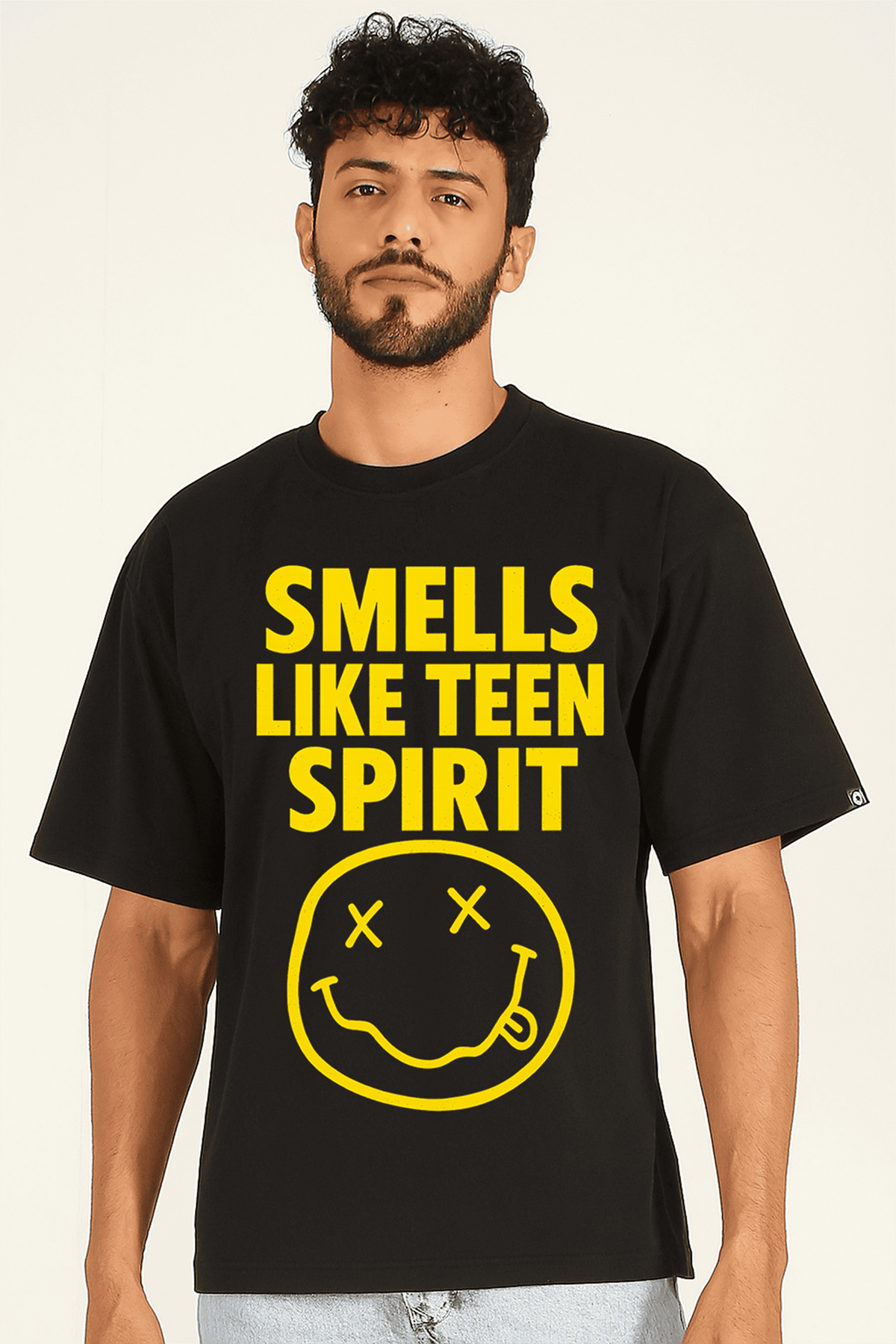 Playera Inspirada en Smells Like Teen Spirit – Moda Grunge