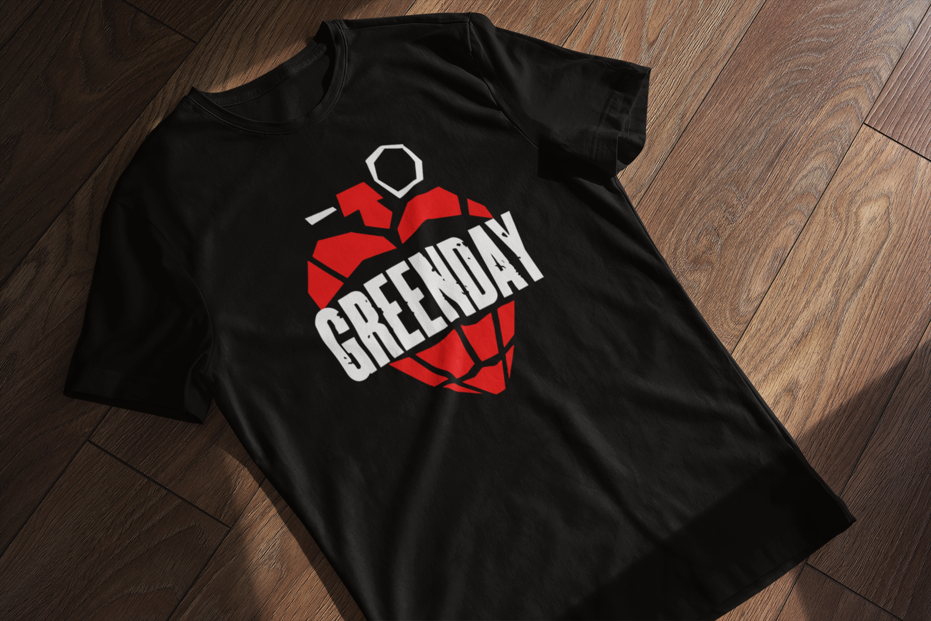 Camiseta Green Day - American Idiot - Rock Punk - Color Negro