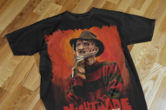 Playera para Halloween de Freddy Frueger - Nightmare on Elm Street - Color Negro