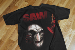 Camiseta de Saw para Halloween  - Para Fans del Cine de Terror – Ideal para Halloween - Jigsaw