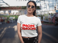 Playera Crop Top Exclusivo Imagine Dragons - Para Verdaderas Fans