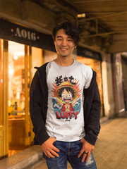 Playera Anime de Luffy Joven - Diseño Exclusivo para Fans de One-Piece - Edición Limitada