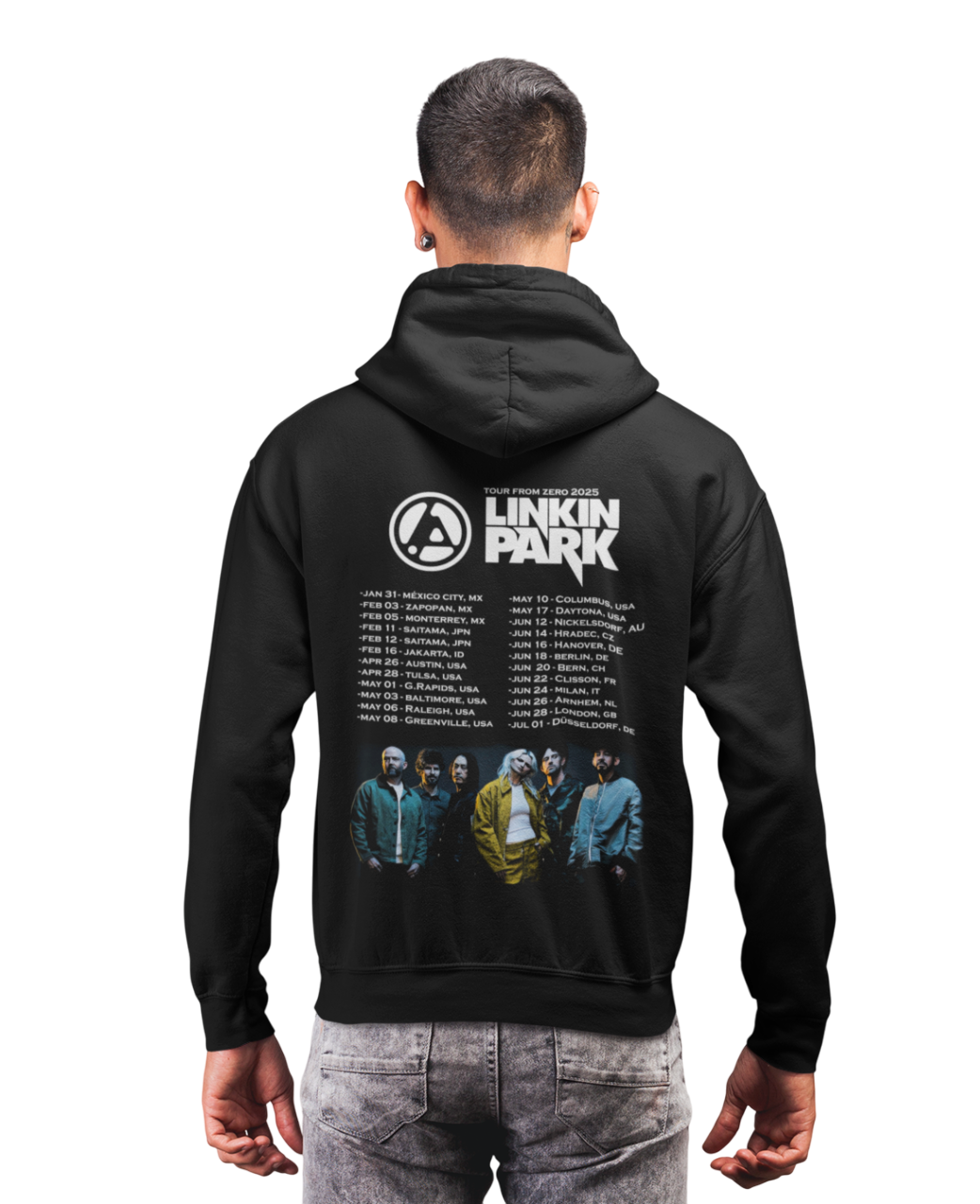 Sudadera Linkin Park: ¡Prepárate los conciertos