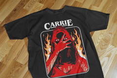 Camiseta de Carrie para Halloween  - Para Fans del Cine de Terror - Color Negro