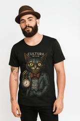 Playera We're All Mad Here - Gato estilo oscuro  -Inspirado en Alicia