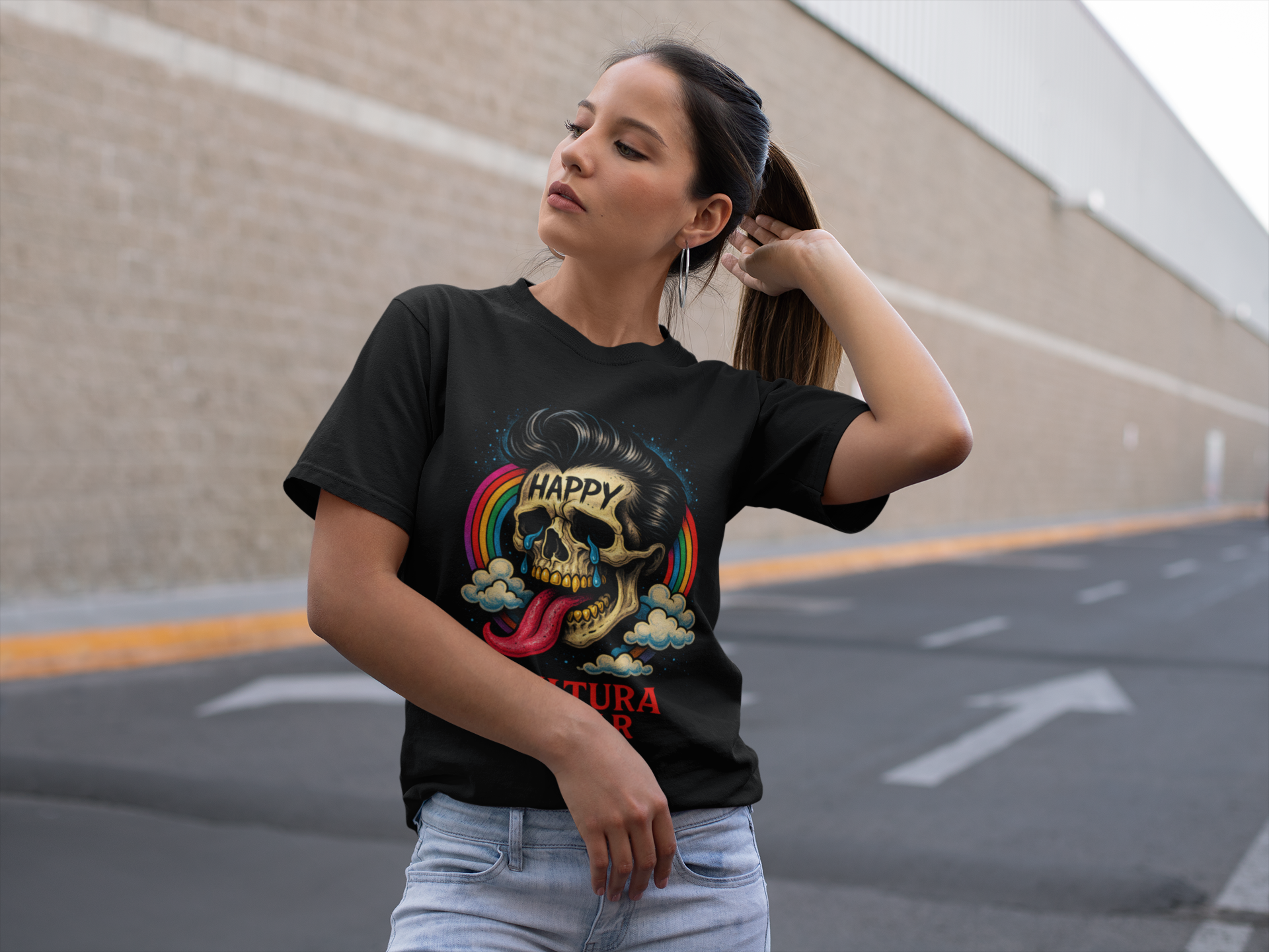Playera Happy Skull – Cultura Wear