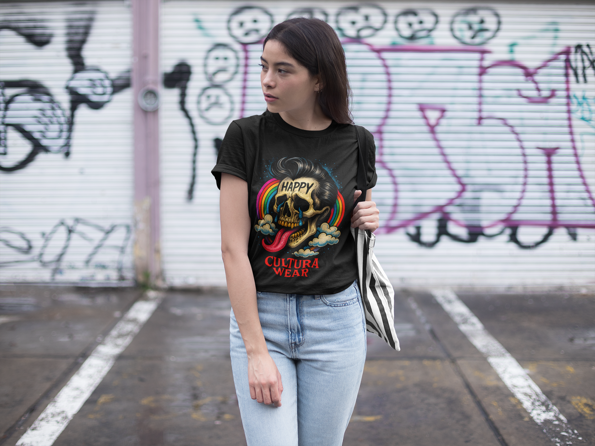 Playera Happy Skull – Cultura Wear