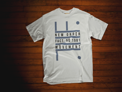 Camiseta New Order -  Edición Limitada - Fact 50 1981