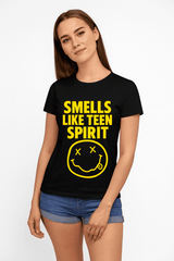 Playera Inspirada en Smells Like Teen Spirit – Moda Grunge