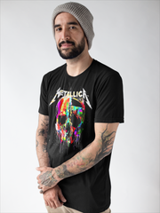 Camiseta Metallica - M72 World Tour - Skull Colors  - Edición Limitada