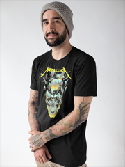 Camiseta Metallica - M72 World Tour - Craneo del Tiempo - Edición Limitada