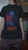 Playera Swipe. Like. Obey –  Crítica al Smartphone en Estilo Dark Art y Tatuaje