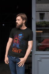 Playera Swipe. Like. Obey –  Crítica al Smartphone en Estilo Dark Art y Tatuaje