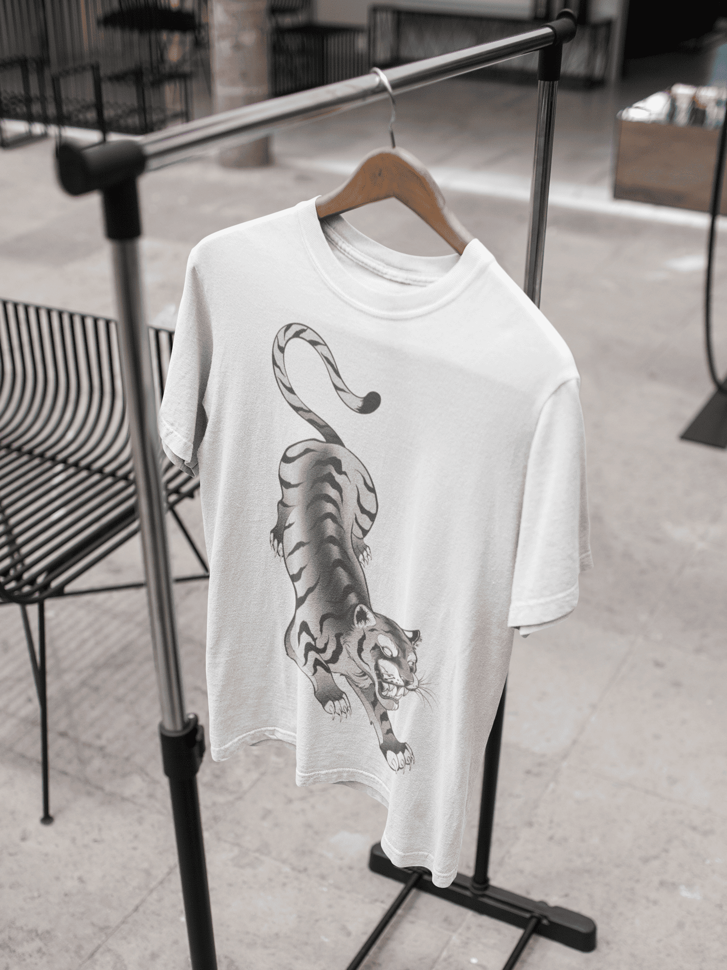 Tigre – Fuerza y Valentía en Tinta: Roger x Alur Studio