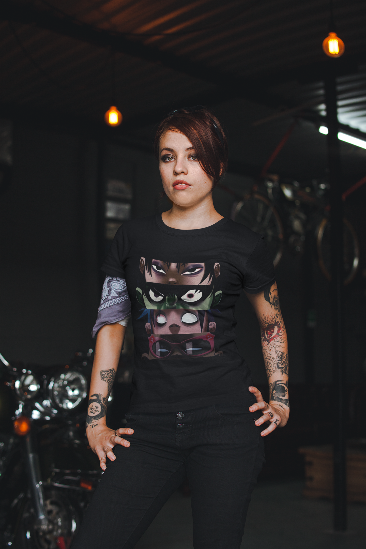 Playera de Gorillaz - Rock Alternativo