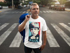 Playera Paul McCartney - Retrato Rojo y Azul - Edición Especial Got Back Tour