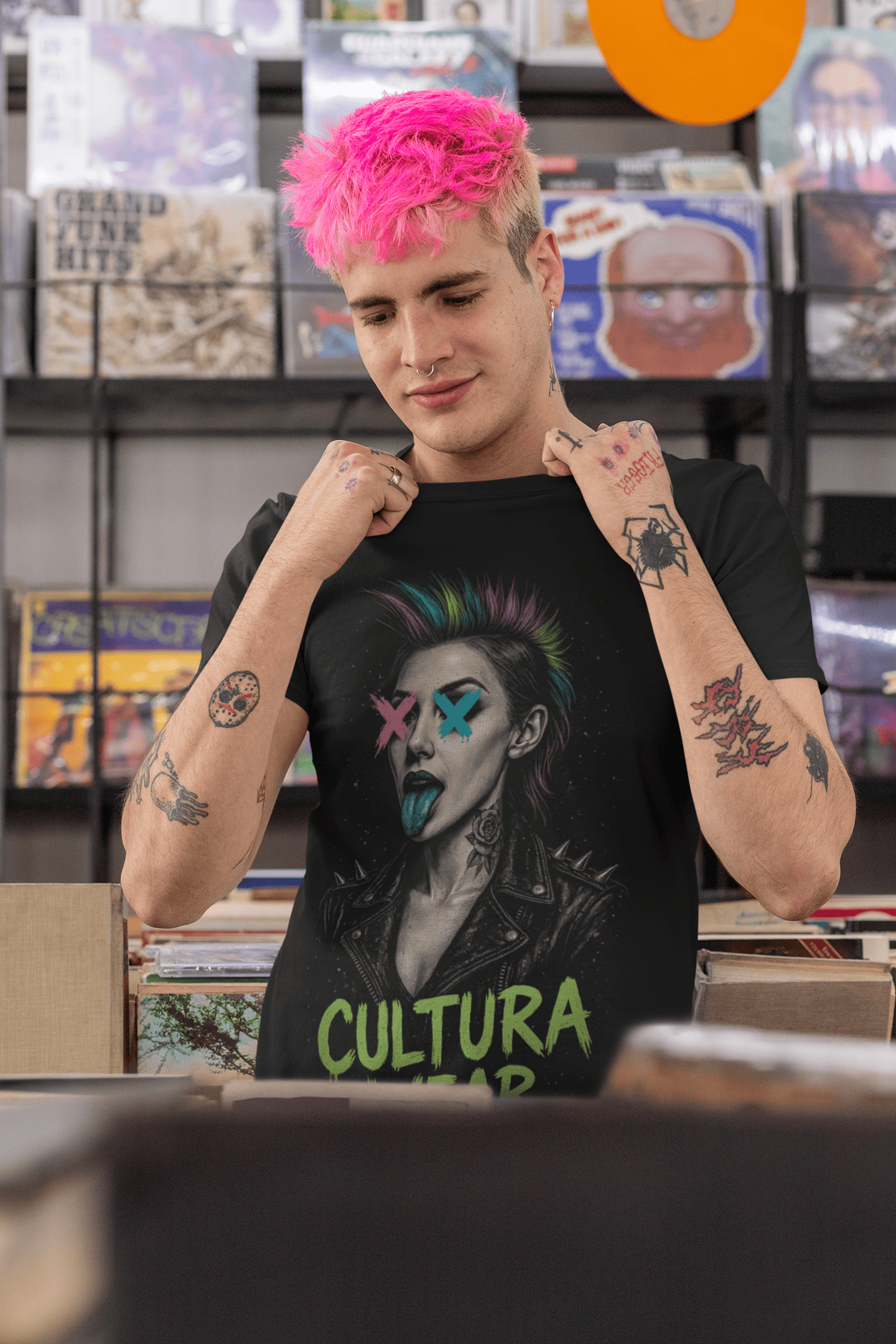 Playera Punk Grit - Arte Rebelde y Urbano