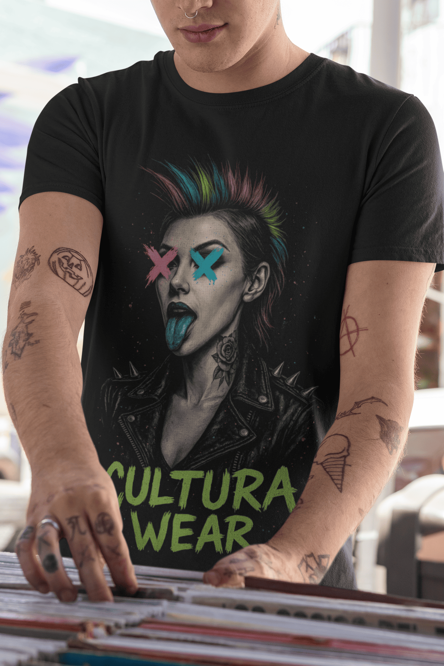 Playera Punk Grit - Arte Rebelde y Urbano