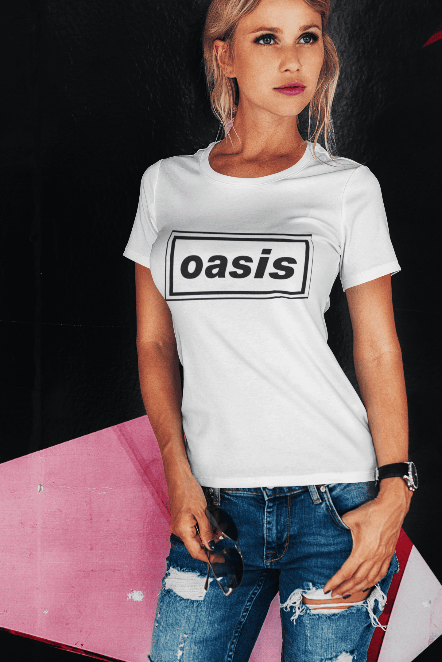 Playera Oasis - Logo de la Banda -  Clásico Britpop