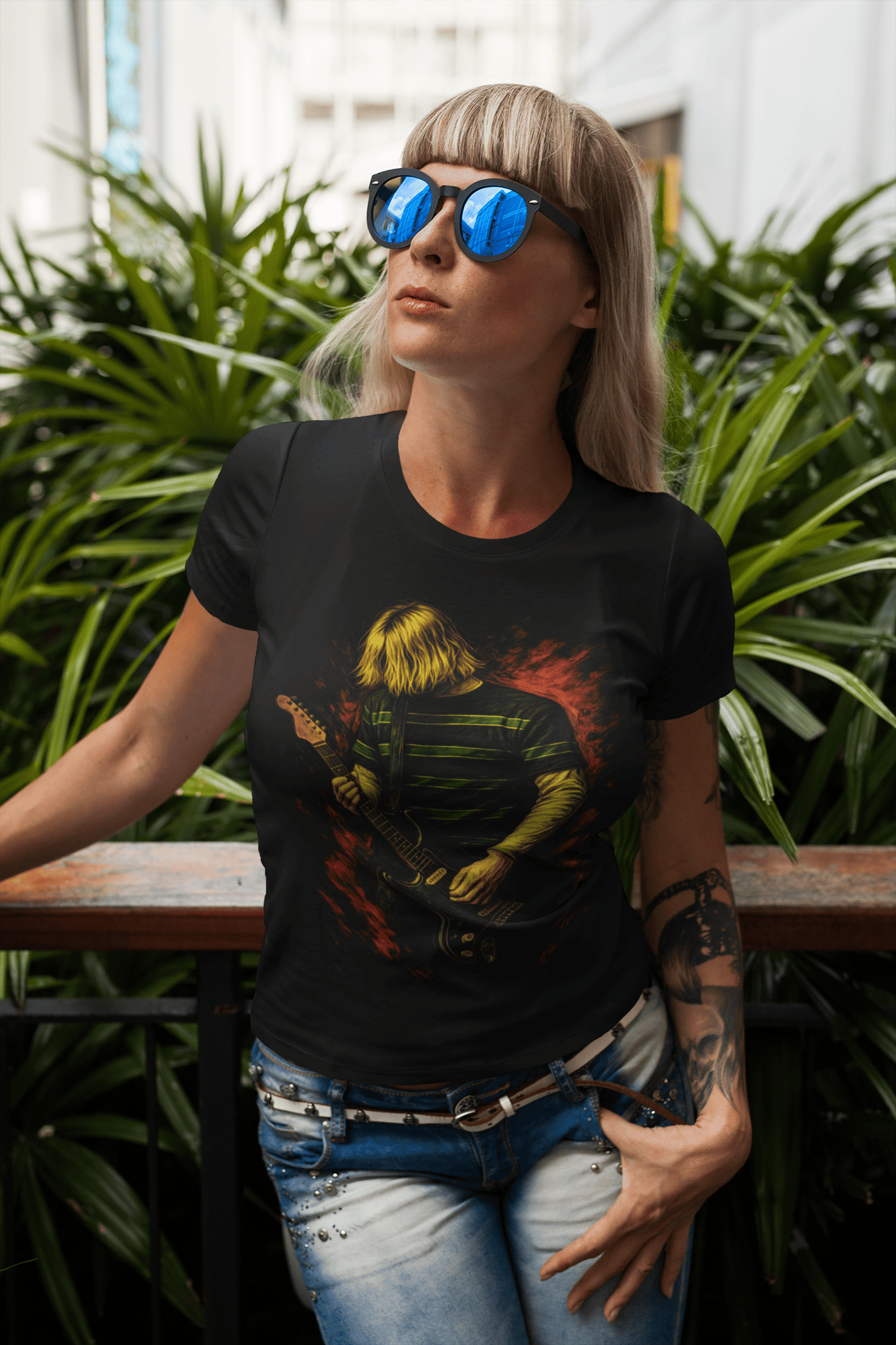 Playera Inspirada en Smells Like Teen Spirit - Grunge Legend