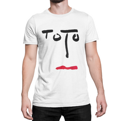 Playera Toto - Turn Back - Rock Clasico - Color Blanca