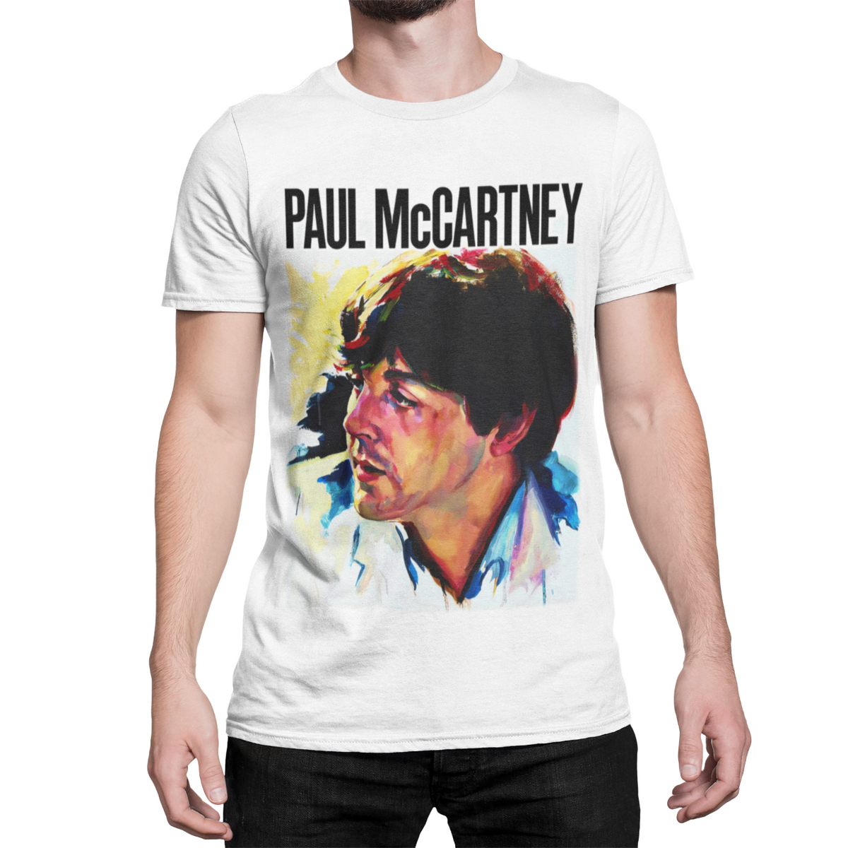 Playera Paul McCartney - Pintura de Paul Joven - Edición Especial