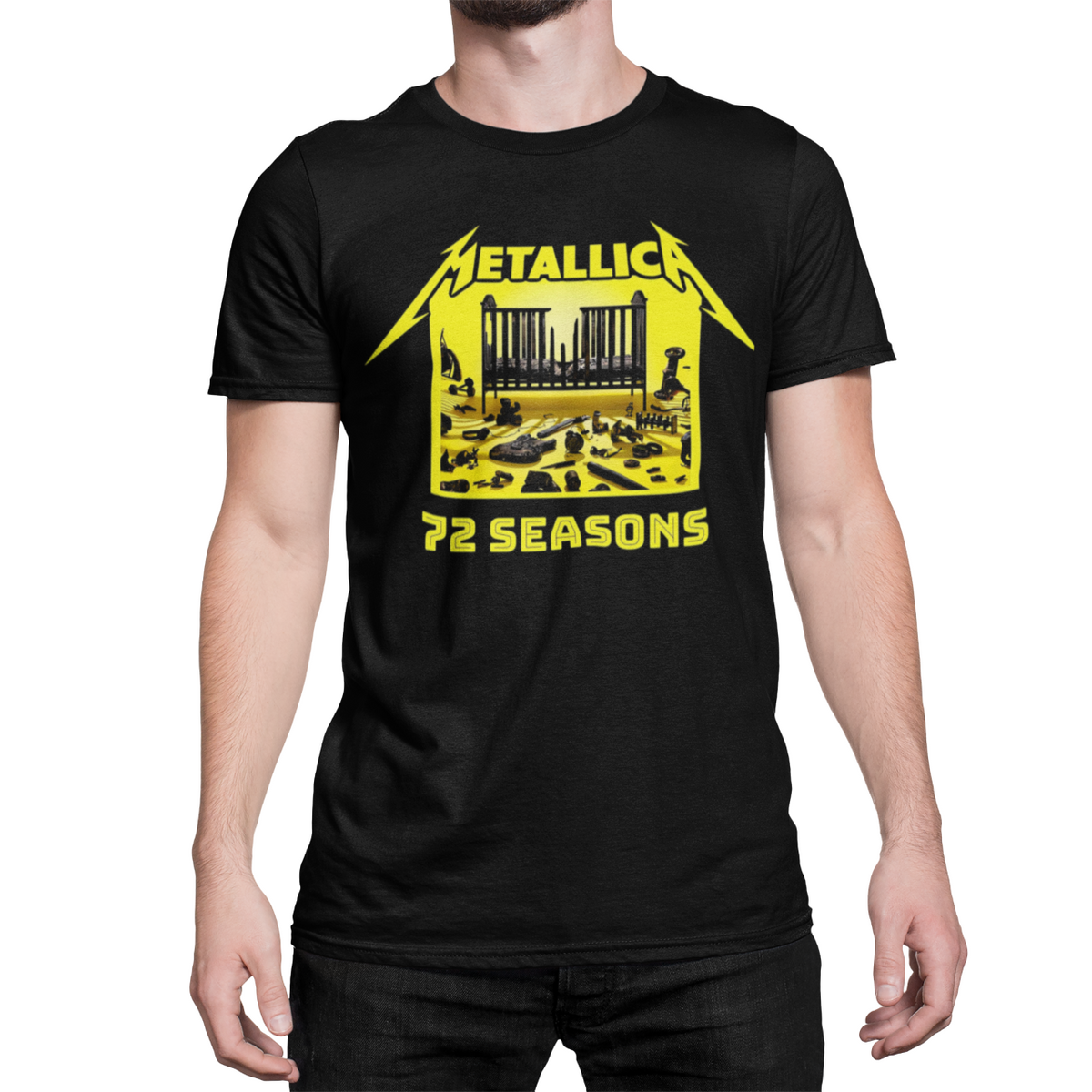 Playera Metallica - M72 World Tour - Cuna 72 seasons  - Edición Limitada