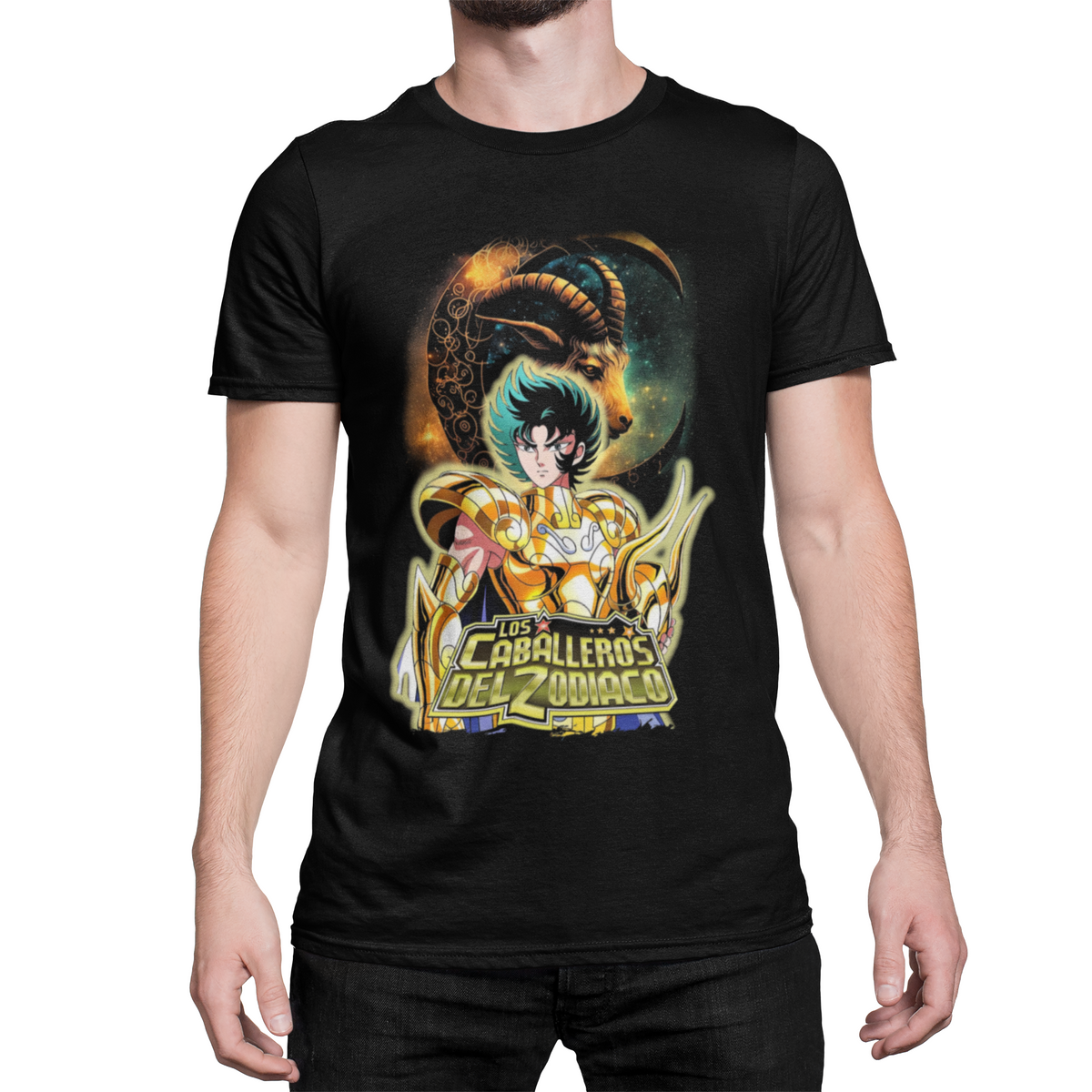 Playera Caballeros del Zodiaco: Shura de Capricornio - Caballeros Dorados