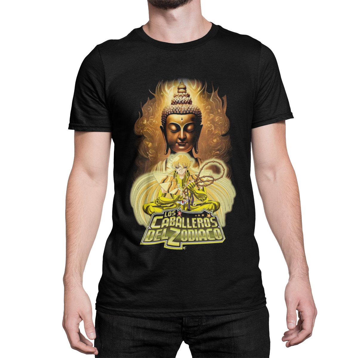 Playera Caballeros del Zodiaco: Shaka de Virgo - Caballeros Dorados
