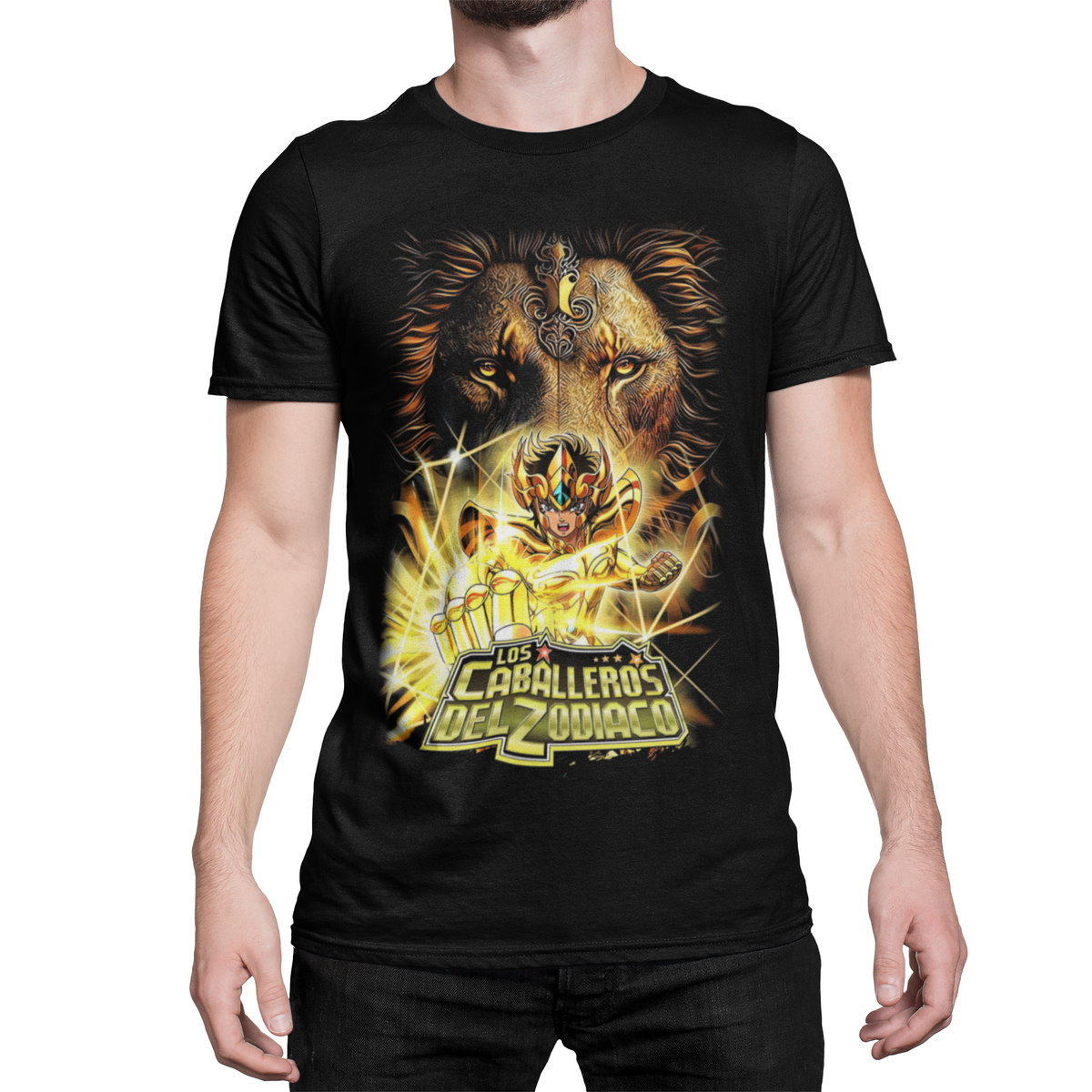 Playera Caballeros del Zodiaco: Aiolia de Leo - Caballeros Dorados