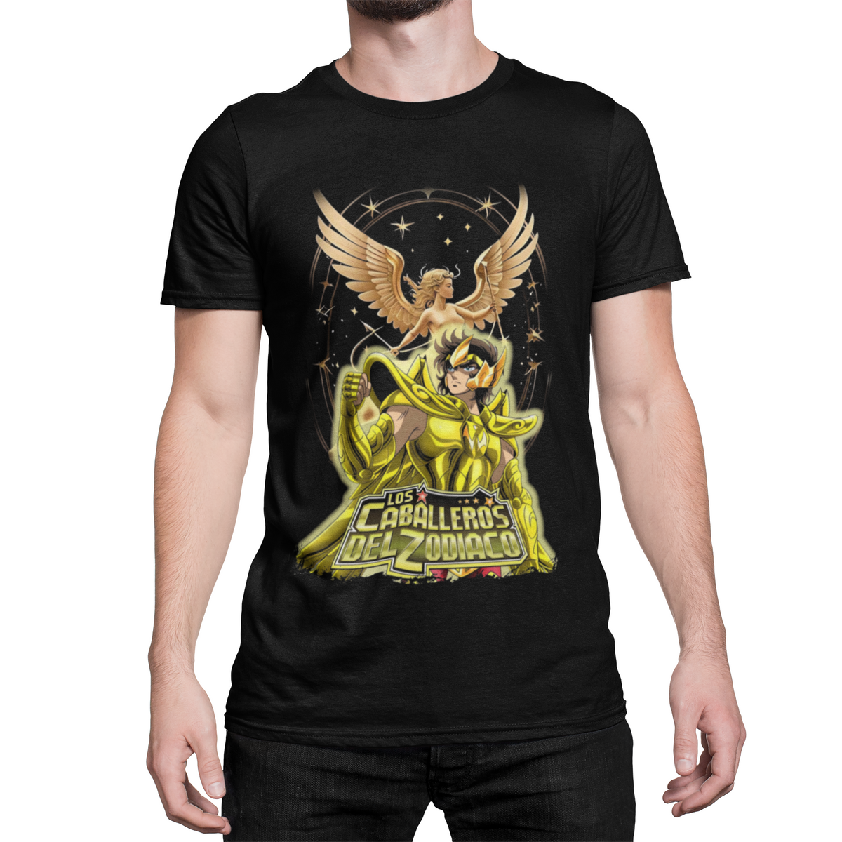 Playera Caballeros del Zodiaco: Aioros de Sagitario - Caballeros Dorados