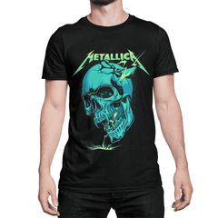 Playera Metallica: Energía Pura - Camiseta Negra con Diseño Impactante